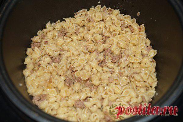 Макароны по-флотски в мультиварке - фото рецепт приготовления