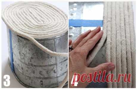 Tutorial per creare un cesto con la corda - Il blog italiano sullo Shabby Chic e non solo
