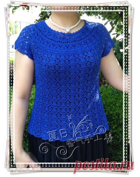 Топ крючком.