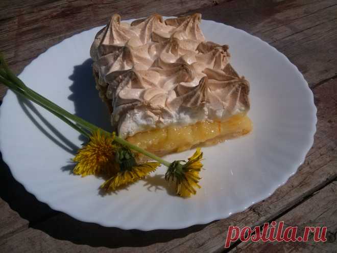 Апельсиновый пирог с безе!