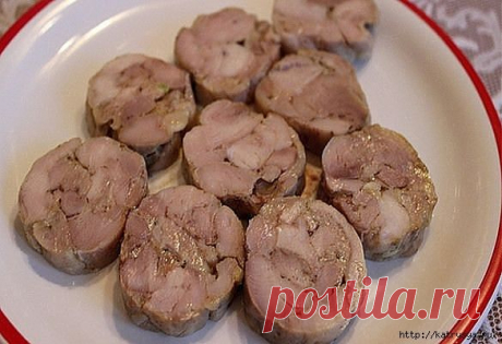 Куриные колбаски!Мм...как вкусно!