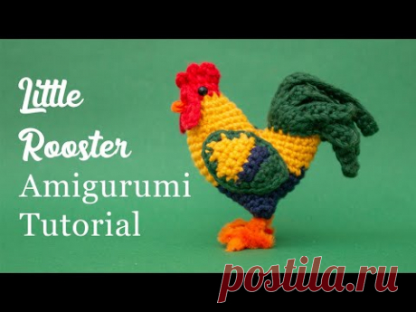 Rooster Amigurumi Crochet Tutorial