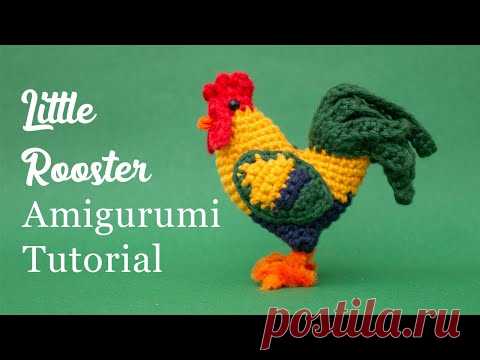 Rooster Amigurumi Crochet Tutorial