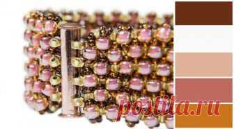 Палитры сочетания цветов: Шоколад и Карамель | ScaraBeads.club