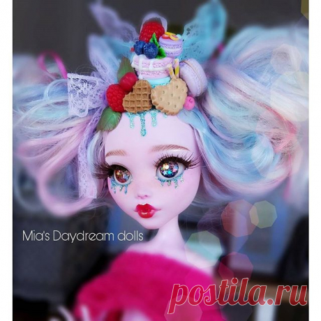 Candy девушка почти готова 💜💛💚💙 зарезервирована #dolls #repainteddolls #art #ooak #ooakdolls #instadoll #miasdaydream #repaint #monsterhighrepaint #monsterhighdoll #sweet #candy