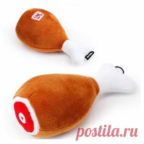 Pet Игрушки для собак куриная ножка плюшевые собака писк Игрушечные лошадки Pet Для дрессировки для Чихуахуа Йоркширский мини Размеры собака, кошка, щенок Игрушечные лошадки 1 купить на AliExpress