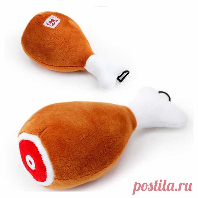 Pet Игрушки для собак куриная ножка плюшевые собака писк Игрушечные лошадки Pet Для дрессировки для Чихуахуа Йоркширский мини Размеры собака, кошка, щенок Игрушечные лошадки 1 купить на AliExpress