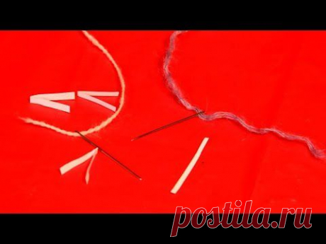 ▶ Как вставить толстую нитку в иголку - YouTube