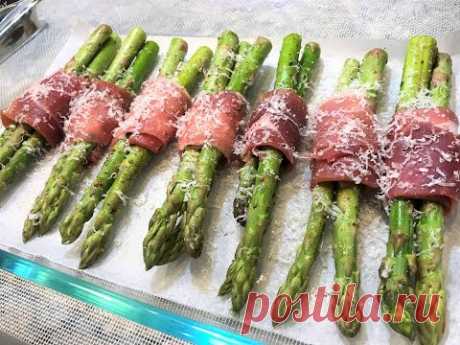 ЗАКУСКА СО СПАРЖЕЙ. Попробуй Свежий Вкус! Appetizer with asparagus.