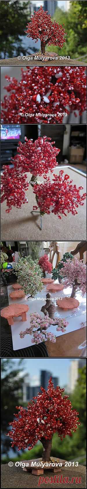 Два сердца (бонсай Сакура) - Ярмарка Мастеров - ручная работа, handmade