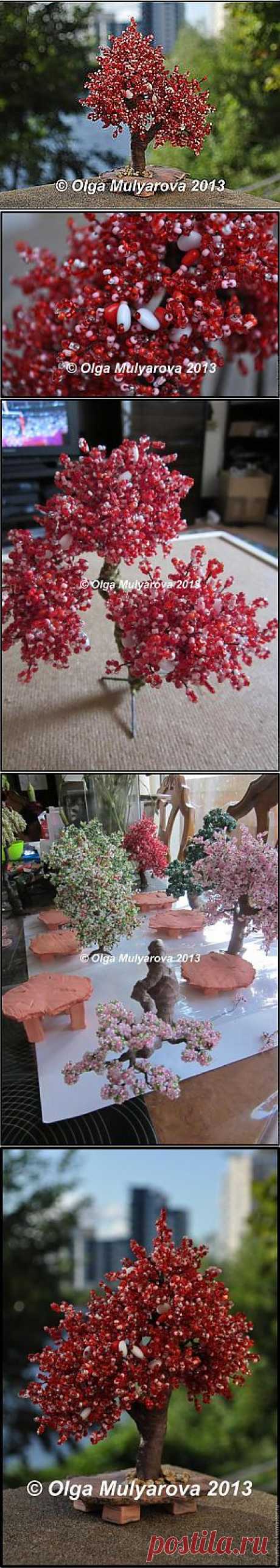 Два сердца (бонсай Сакура) - Ярмарка Мастеров - ручная работа, handmade