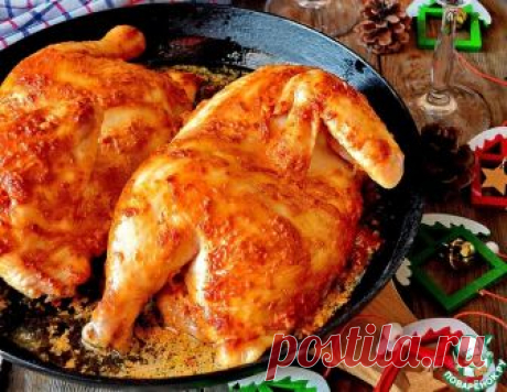 Цыпленок в духовке по-домашнему - кулинарный рецепт