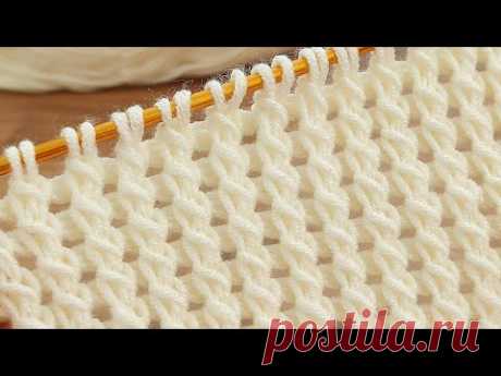 Gorgeous 💯👌 Very easy Tunisian crochet pattern with sequential loops #tunisiancrochet