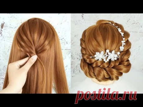 Прическа 2019 - Прическа Легкая - Прическа На Выпускной | Latest Bridal Bun Hairstyles 2019
