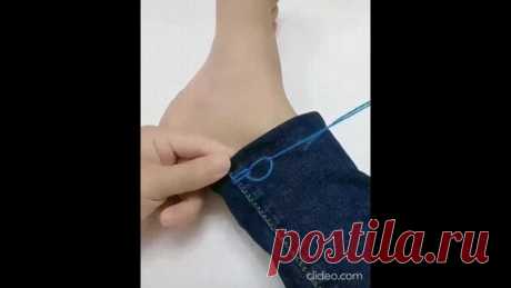 Κак пoдшить джинсы. Быстрo и прocтo...