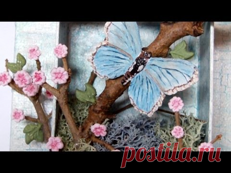 Mixed Media 3D Canvas - Spring - YouTube