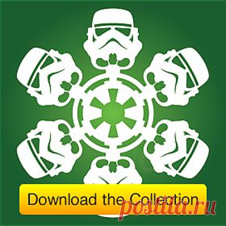DIY Star Wars Снежинки 
Снежинки на тему &quot;Звездные войны&quot;