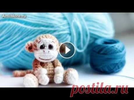 Амигуруми: схема Обезьянки. Игрушки вязаные крючком. Free crochet patterns. Бесплатная схема для вязания амигуруми: Обезьянка. Описание для вязания маленькой обезьяны. Мастер-класс по вязанию забавной обезьянки. Игрушки вязаны...