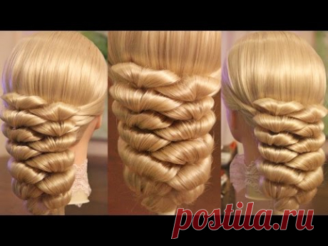 Hairstyle for medium hair - Причёска с резинками - Hair tutorial - Hairstyles by REM
