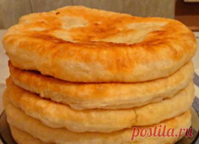 Пышные лепешки на кефире