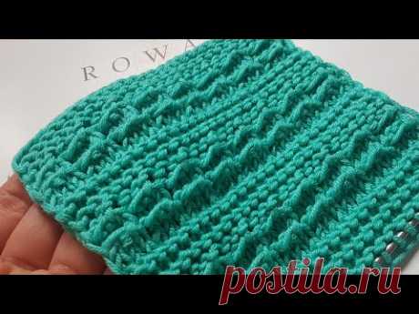 Ни на что не похожая "секционочка" спицами❤ knitting pattern.
