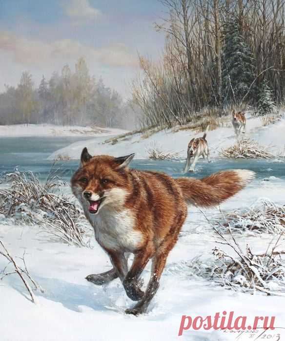 Погоня за лисицей Данчурова Татьяна