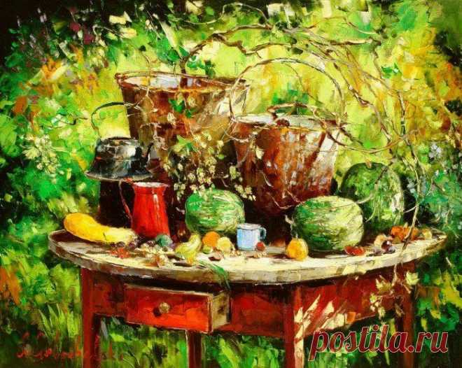 Летом на даче..