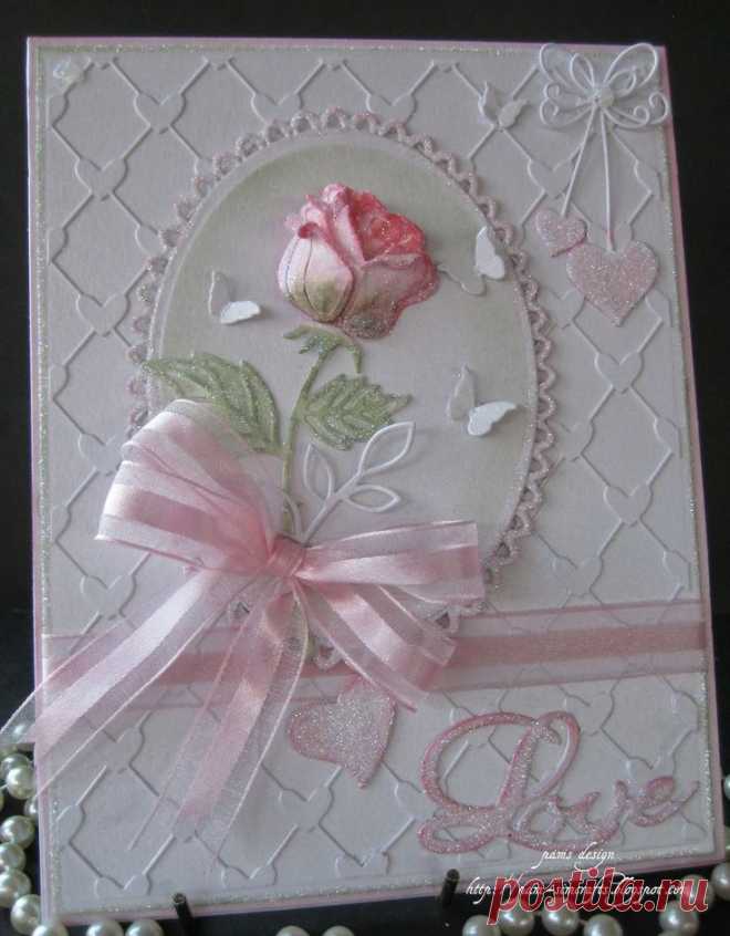 pamscrafts: Long stemmed rose | Inspirational Cards