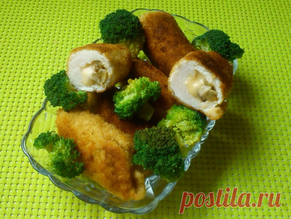 Рулеты куриные с грибами и сыром / Блюда из курицы / TVCook: пошаговые рецепты с фото