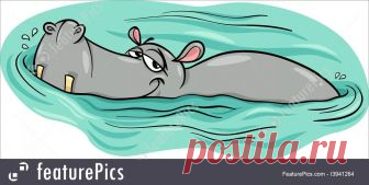 как нарисовать бегемотика в воде детский рисунок: 10 тыс изображений найдено в Яндекс.Картинках