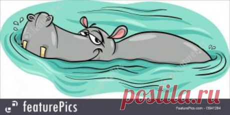 как нарисовать бегемотика в воде детский рисунок: 10 тыс изображений найдено в Яндекс.Картинках