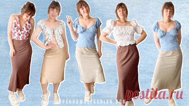 Bias Cut Skirts sewing as beginner (Free PDF Pattern and Tutorial) - Sparrow Refashion: A Blog for Sewing Lovers and DIY Enthusiasts