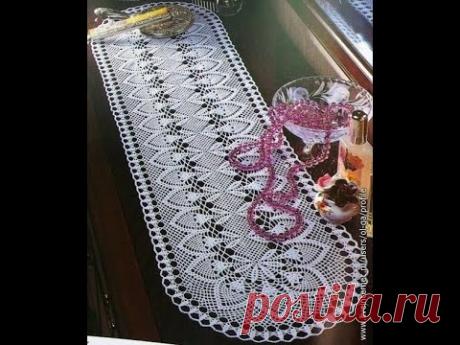 ОВАЛЬНАЯ САЛФЕТКА-ДОРОЖКА КРЮЧКОМ (ч. 2)
