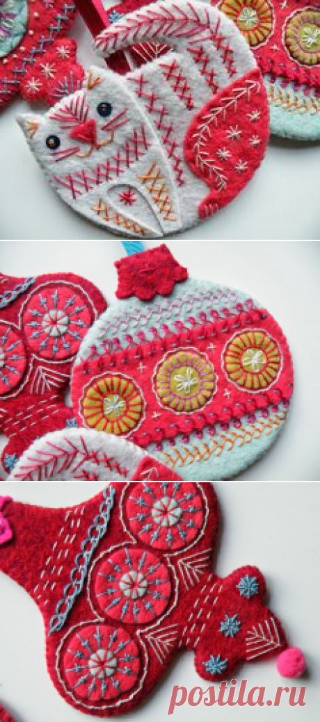 textile christmas decorati