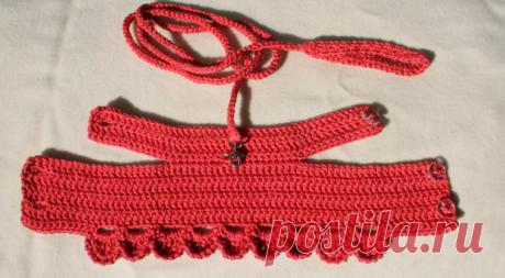 Handmade Dog Harness crochet pet harness from 100% cotton