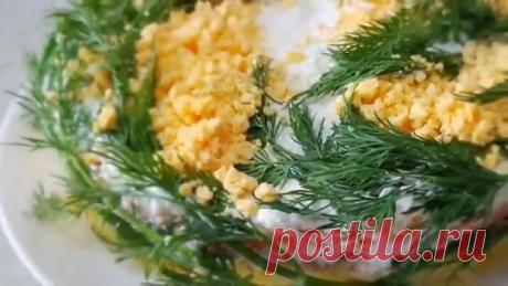 Мимоза. Праздничный салат. Цыганка готовит. Gipsy cuisine.