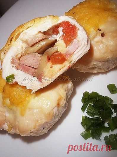 мясные кексы с начинкой