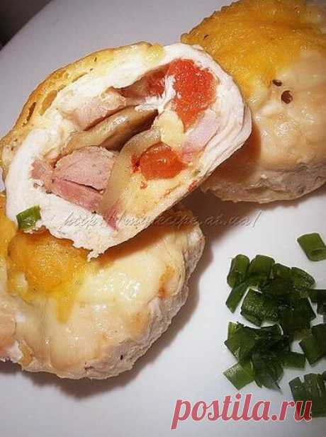 мясные кексы с начинкой