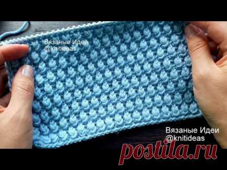 НЕОБЫЧНЫЙ РЕЛЬЕФНЫЙ УЗОР СПИЦАМИ!