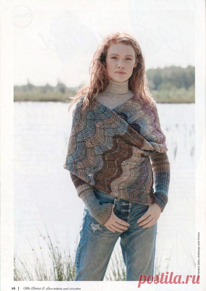 Нестандартные решения из немецкого журнала для классических вязаных изделий | Сундучок с подарками | Дзен