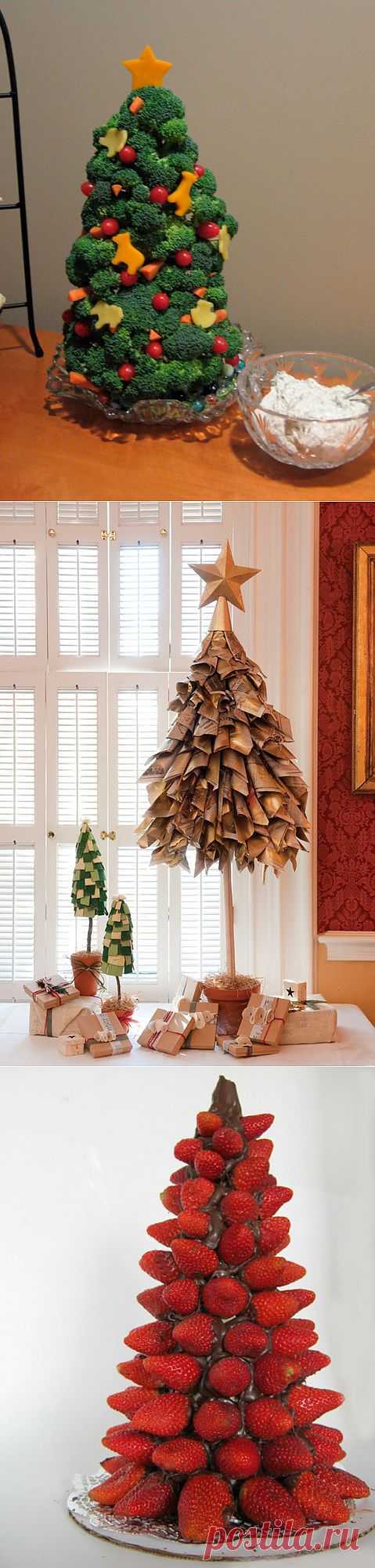 Оригинальные новогодние елки (новогодняя подборка) | Очумелые ручки