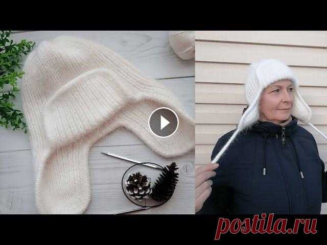 Хит сезона! Шапка ушанка из пуха норки с кеттлевкой крючком. Самая модная шапка в этом сезоне. Вяжем шапку ушанку спицами из пуха норки. Шапка связана резинкой 1х1 с кеттлевкой. СМОТРИТЕ на КАНАЛЕ: ❤ Кеттлевание...