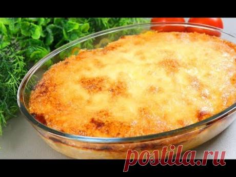 Куриное филе с картофелем под сырной корочкой