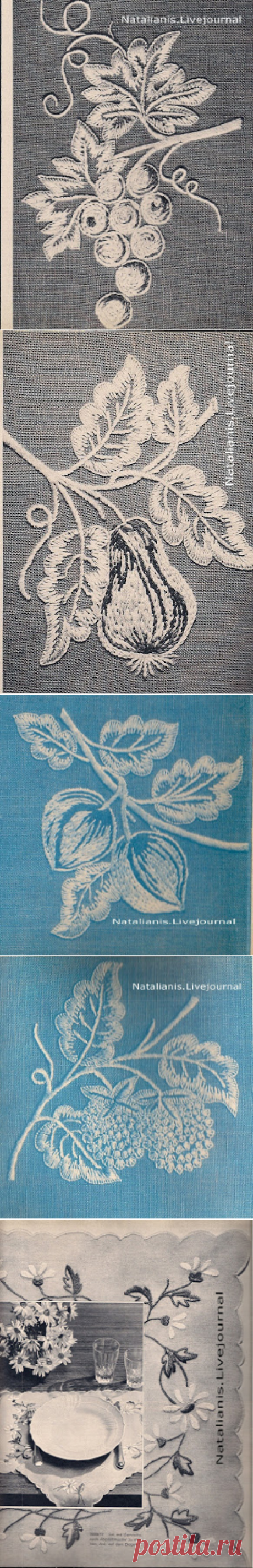 Вышивка* ретро ....................................... - Всем, кто вяжет, дарю старые идеи для новых работ