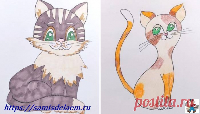 Как нарисовать кошку красиво для детей. Рисуем милую кошечку легко и просто Всем привет! Продолжаю цикл уроков о рисовании кошки, можно выбрать абсолютно любой материал для реализации своей задумки, ведь рисовать дети