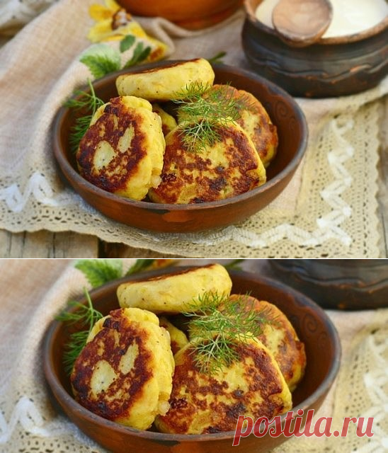 Картопляники – готовится из картофельного пюре и мясного фарша.