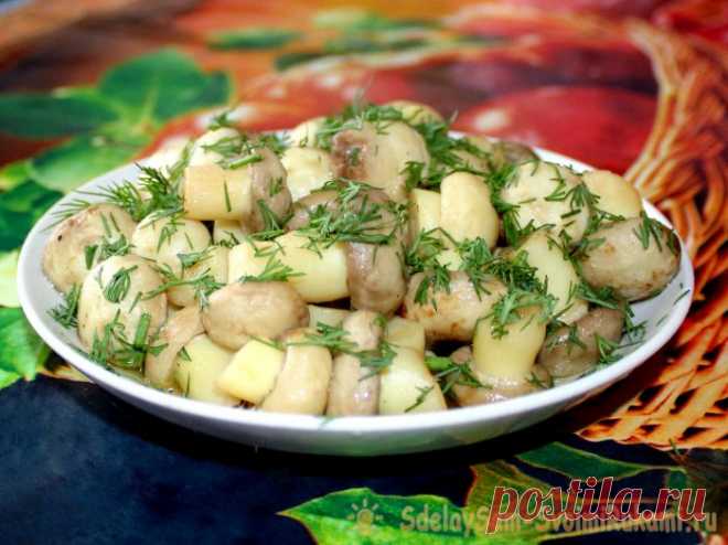 Быстрый рецепт маринованных шампиньонов