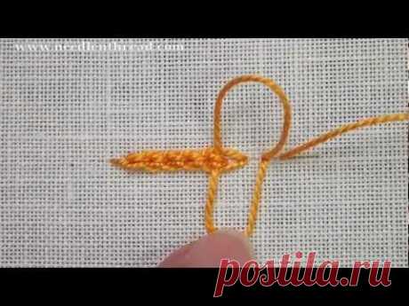 Hungarian Braided Chain Stitch - YouTube - венгерские швы