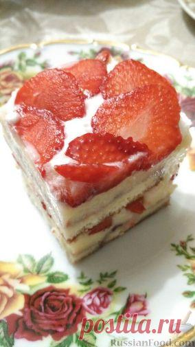 Крем заварной, Блюда из клубники, рецепты на RussianFood.com: 15 рецептов