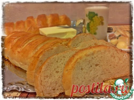 Батон на кефире - кулинарный рецепт